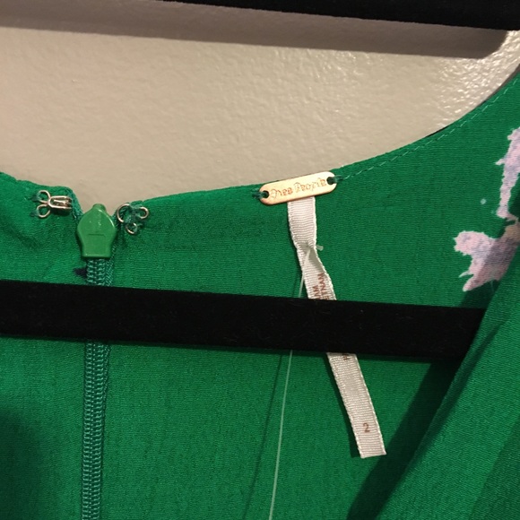 NWT Free People | Women's Combo Dress | Green - Picture 4 of 6